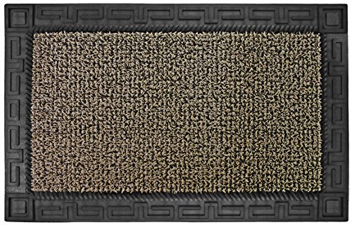 CLEAN MACHINE 10376918 Astroturf Dirt Trapper Doormat, 22.25" x 35.25", Omega Earth Taupe