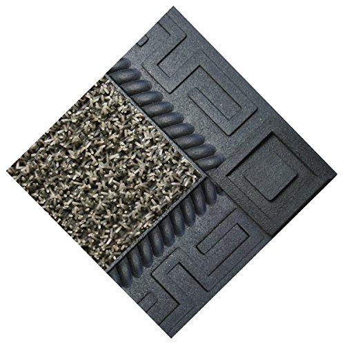 CLEAN MACHINE 10376918 Astroturf Dirt Trapper Doormat, 22.25" x 35.25", Omega Earth Taupe