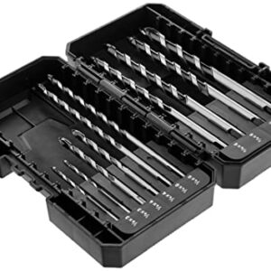 Amazon Brand - Denali Masonry Drill Bit Set, 10-Piece