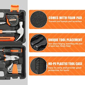 ENGiNDOT Home Tool Kit, 57-Piece Basic Tool kit with Storage Case for Household Repair, Home Improvement and DIY Project