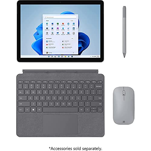 Microsoft 8VA-00001 Surface Go 3 10.5" Intel Pentium Gold 6500Y 8GB RAM Touch Tablet Bundle with Elite Suite 18 Software + 1 YR CPS Enhanced Protection Pack