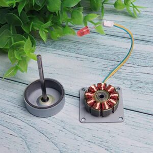 Acxico 1Pcs 3 Phase AC Micro Mini Wind Hand Brushless Generator Teaching Model DIY Motor 24V