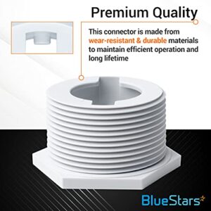 BlueStars Ultra Durable 6-500-00 Pool Cleaner Universal Wall Fitting (UWF) Connector Replacement Part Exact Fit for Zodiac Polaris 180 280 360 380 3900 Sport 480 Pro Pool Cleaners - Pack of 2