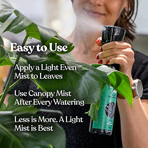 Home Jungle - Canopy Mist Organic Foliar Spray Fertilizer for Indoor Houseplants - Formulated to be Safe for All Plants, Pets, and Family.