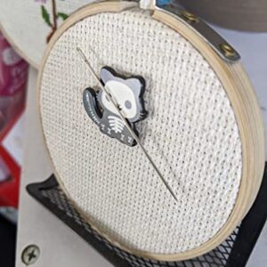 Glow in the Dark Skeleton Kitty Needle Minder