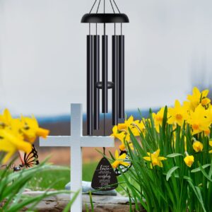 Sympathy Memorial Wind Chimes for Loss of Loved One Prime, Sympathy Gift Baskets Memorial Gifts for Loss of Mother Father, Grief Gifts Bereavement Funeral Gifts Windchimes in Memory of A Loved One