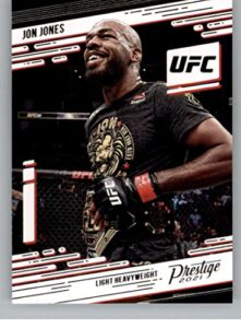 2021 panini chronicles ufc prestige #78 jon jones heavyweight official mma trading card in raw (nm or better) condition