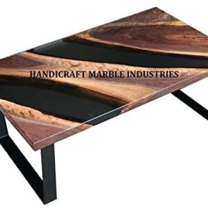 Epoxy Table Live Edge Wooden Table Epoxy Resin River Table Natural Wood Dining table Natural Epoxy Table Resin Table