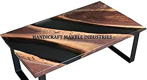 Epoxy Table Live Edge Wooden Table Epoxy Resin River Table Natural Wood Dining table Natural Epoxy Table Resin Table