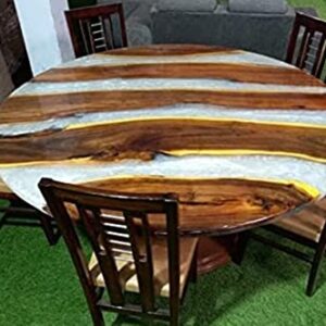 Epoxy Table, Live Edge Wooden Table, Epoxy Resin River Table, Natural Wood,Dining Table, Natural Epoxy Table, Resin Table, Piece Of Conversation