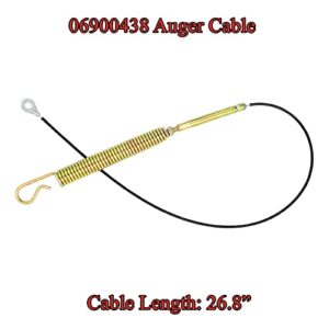 Wanotine 06900438 Auger Cable for Ariens Compact and SNO-Tek Snowblowers Auger & Upper Traction Cable