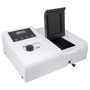 digital lab spectrophotometer visible spectrophotometer lcd display 350-1020nm tungsten lamp lab analytical equipment 110v (deliver within 3-7 days)