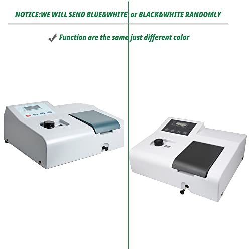 Digital Lab Spectrophotometer Visible Spectrophotometer LCD Display 350-1020nm Tungsten Lamp Lab Analytical Equipment 110V (Deliver Within 3-7 Days)