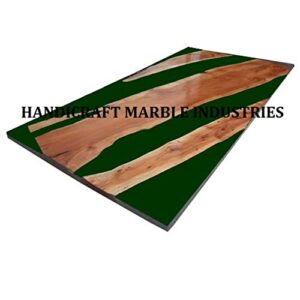 Epoxy Table Live Edge Wooden Table Epoxy Resin River Table Natural Wood Dining table Natural Epoxy Table Resin Table