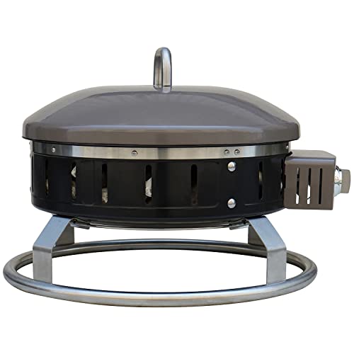 Bond Platinum Portable Gas Fire Pit 65,000 BTUs (Stones, Gas Hose, and Tank Seat Included)