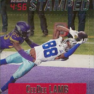 2021 Panini Prestige Time Stamped #11 CeeDee Lamb Dallas Cowboys Official NFL Football Trading Card in Raw (NM or Better) Condition