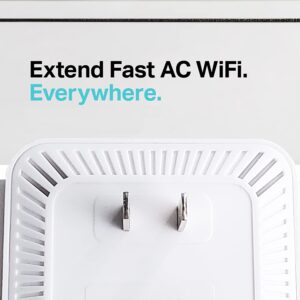 WiFi Extender WiFi Booster Indoor/Outdoor Repeater Signal Booster 1200Mbps WiFi Amplifier Long Range High Speed 5G/2.4G WiFi Internet Connection (White)