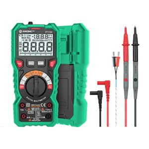 ankong trms digital multimeter - fast accurate voltage current resistance diodes & continuity measurements - 6000 counts, auto-ranging - ideal for automotive & overhead lines - includes duty-cycle cap