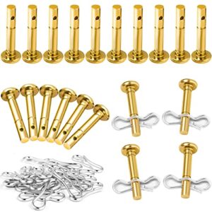 20 pcs shear pins and cotters pins for snowblower - 738-04124 and 714-04040 replacement shear pins cotters pins kits