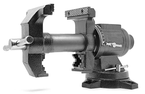 WEN Multi-Purpose Bench Vise, 5-Inch, Cast Iron with Swivel Base (MPV502)