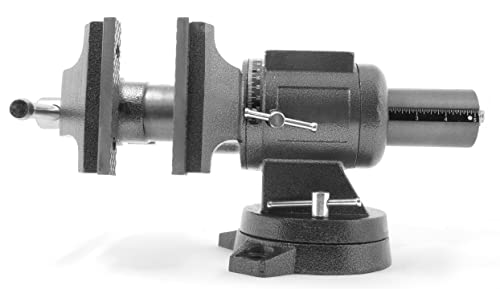 WEN Multi-Purpose Bench Vise, 5-Inch, Cast Iron with Swivel Base (MPV502)