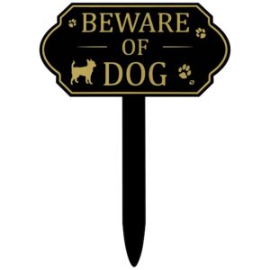 beware of dog sign with stake warning signs for property guard dog sign dog warning signs beware of dog german shepherd sign not responsible warning caution dog sign for outdoor (stylish style)