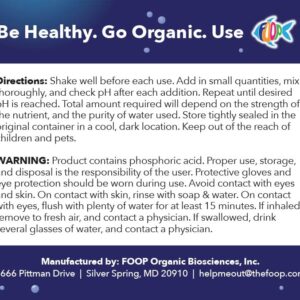 FOOP pH Up and Down – pH Control Kit | Corrects pH Imbalances, Maximizes Nutrient Absorption, Prevents Sickly Plants | Safe, Fast, and Easy to Use | Works Great in Any Growing Medium (16oz Pair)