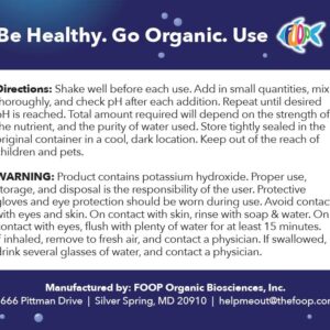 FOOP pH Up and Down – pH Control Kit | Corrects pH Imbalances, Maximizes Nutrient Absorption, Prevents Sickly Plants | Safe, Fast, and Easy to Use | Works Great in Any Growing Medium (16oz Pair)