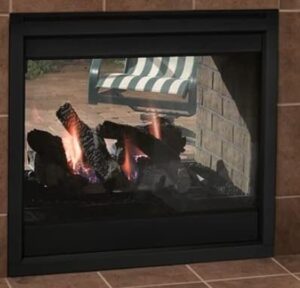 hearth and home technologies outdoor lifestyles twilight 36inch indoor/outdoor see-through gas fireplace with intellifire (ng) (twilight-ift)