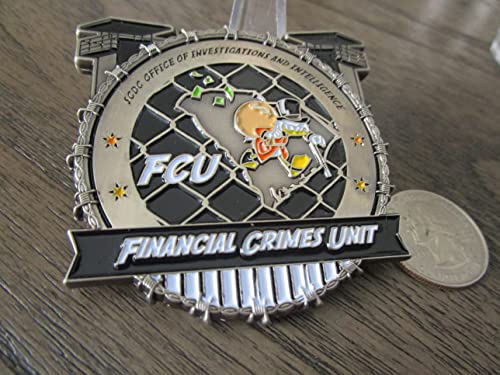 South Carolina Department of Corrections Financial Crimes Unit SCDC FCU Challenge Coin