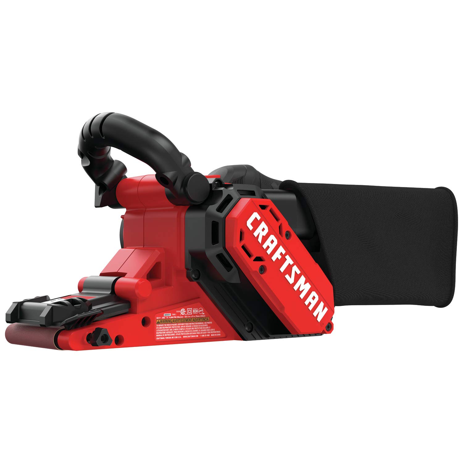 CRAFTSMAN 3" X 21" Belt Sander with 6 Gallon 3.5 Peak HP Wet/Dry Vac, Portable Shop Vacuum (CMEW213AM & CMXEVBE17584)