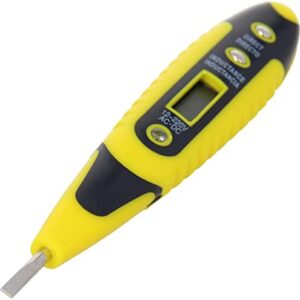 Heyiarbeit Non-Contact Voltage Tester Pen AC 12-250V Voltage Detector Pen LCD Circuit Tester Detector Circuit Test Pen Circuit Tester Tool