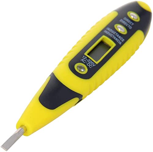 Heyiarbeit Non-Contact Voltage Tester Pen AC 12-250V Voltage Detector Pen LCD Circuit Tester Detector Circuit Test Pen Circuit Tester Tool