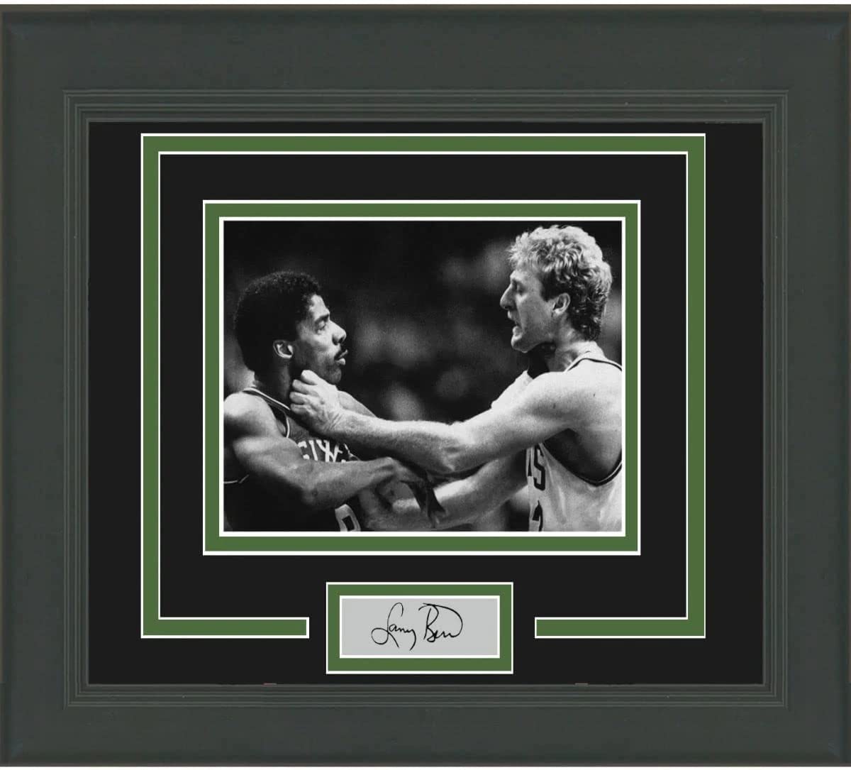 Framed Larry Bird Boston Celtics Facsimile Laser Engraved Signature Auto 15x16 Basketball Photo