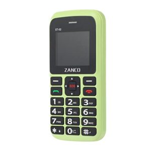 zanco lastest cheap senior phone with big button phone easy to use button phone (green)