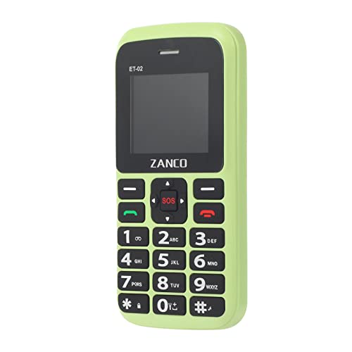 Zanco Lastest Cheap Senior Phone with Big Button Phone Easy to Use Button Phone (Green)