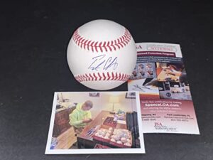 pete crow armstrong chicago cubs autographed signed official baseball jsa witness coa
