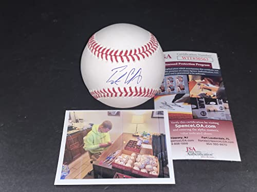 Pete Crow Armstrong Chicago Cubs Autographed Signed Official Baseball JSA WITNESS COA