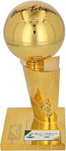 oscar robertson milwaukee bucks autographed nba finals champion replica larry o'brien trophy - nba autographed miscellaneous items