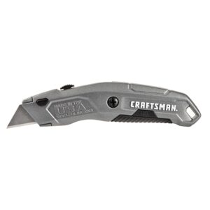 craftsman utility knife, quick change, retractable, 3 blade (cmht10587)