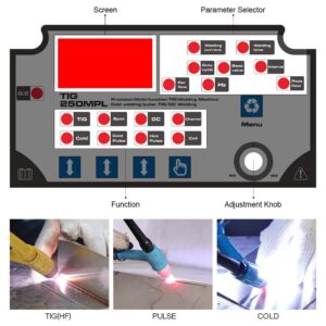 ANDELI Cold Welding Machine 110V/220V TIG-250MPL TIG Welder MOS Tube Multifunctional With Hot/Cold/TIG Pulse Cold TIG Welding Machine