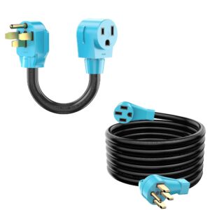 circlecord welder adapter cord and ul listed 50 amp 25 feet rv/ev extension cord