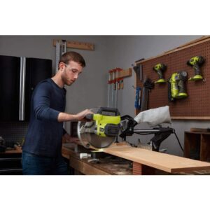 RYOBI 15 Amp 10 in. Sliding Compound Miter Saw (Renewed)