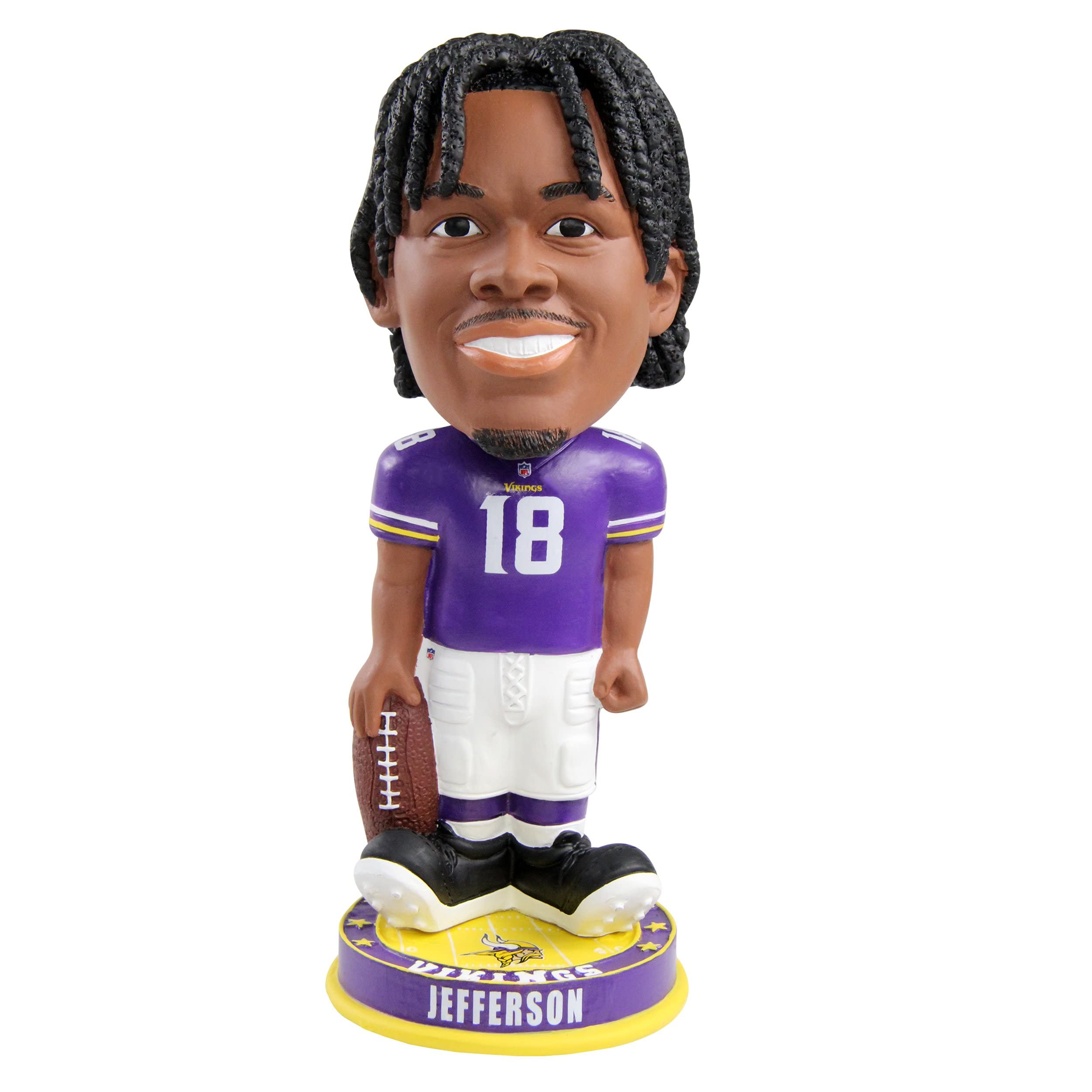 Justin Jefferson Minnesota Vikings Knucklehead Bobblehead NFL