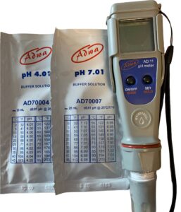 adwa ad11 waterproof pocket ph and temperature meter