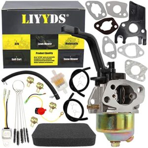 liyyds carburetor kit compatible with cummins onan homesite power de-walt dg2900 dg3000 2000 2200 2400 2900 3000 3500 watt dpd3800 dpe3800 6.5hp 5.5hp 163cc 196cc pressure gas generator