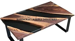 handmade epoxy table live edge wooden table epoxy resin river table natural wood dining table natural epoxy table resin table