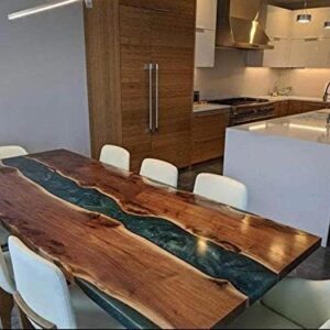 Handmade Epoxy Table Live Edge Wooden Table Epoxy Resin River Table Natural Wood Dining table Natural Epoxy Table Resin Table