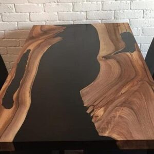 Handmade Epoxy Table, Live Edge Wooden Table, Epoxy Resin River Table, Natural Wood,Dining table, Natural Epoxy Table, Resin Table