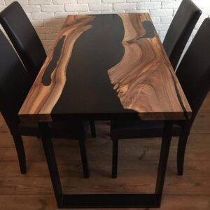 Handmade Epoxy Table, Live Edge Wooden Table, Epoxy Resin River Table, Natural Wood,Dining table, Natural Epoxy Table, Resin Table